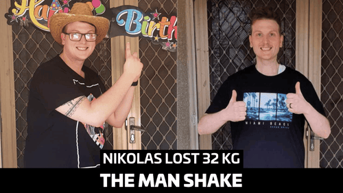 Nikolas would wear shirts two sizes too big to hide himself