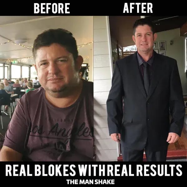 Darren ditched the junk food and took off 34kg