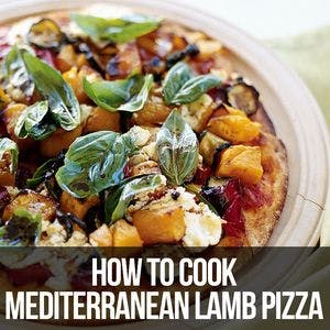 Mediterranean Lamb Pizza