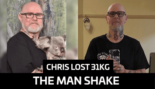 Chris Beat the Odds and Lost 31kg with The Man Shake Chocolate