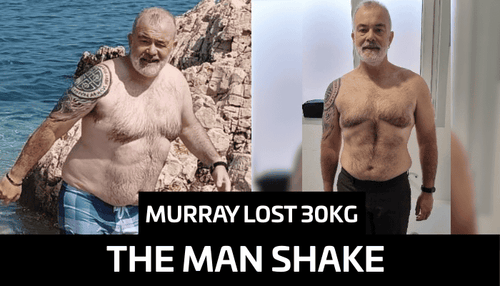 Murray Achieved an Amazing 30kg Weight Loss in 8 Months with The Man Shake Choc Chip Cookie Dough