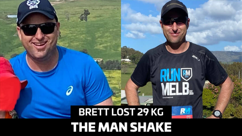 Brett lost 29kg and ditched the dad bod