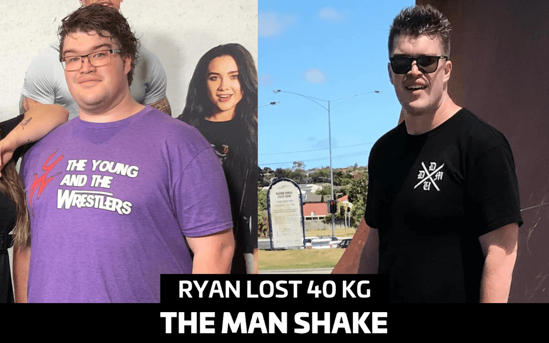 Ryan Overcame His Mindset And Lost 40kg with The Man Shake