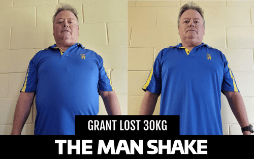 Grant’s Man Shake journey from 120kg to 90kg inside 6 months!