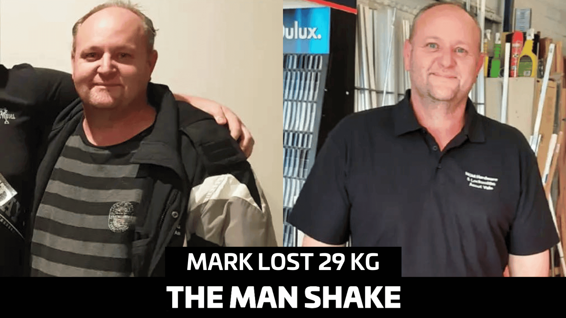 Mark Rover Fat Mark's heart couldn't take it so he lost 29kg – The Man Shake