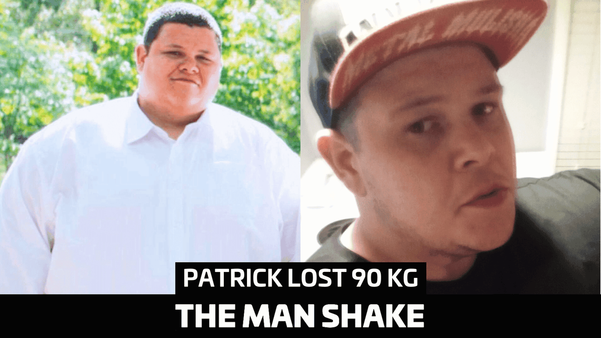Patrick lost 90kgs thanks to the Man Shake – The Man Shake