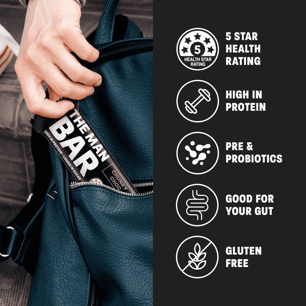 The Man Bar | Protein Bars for Men | The Man Shake